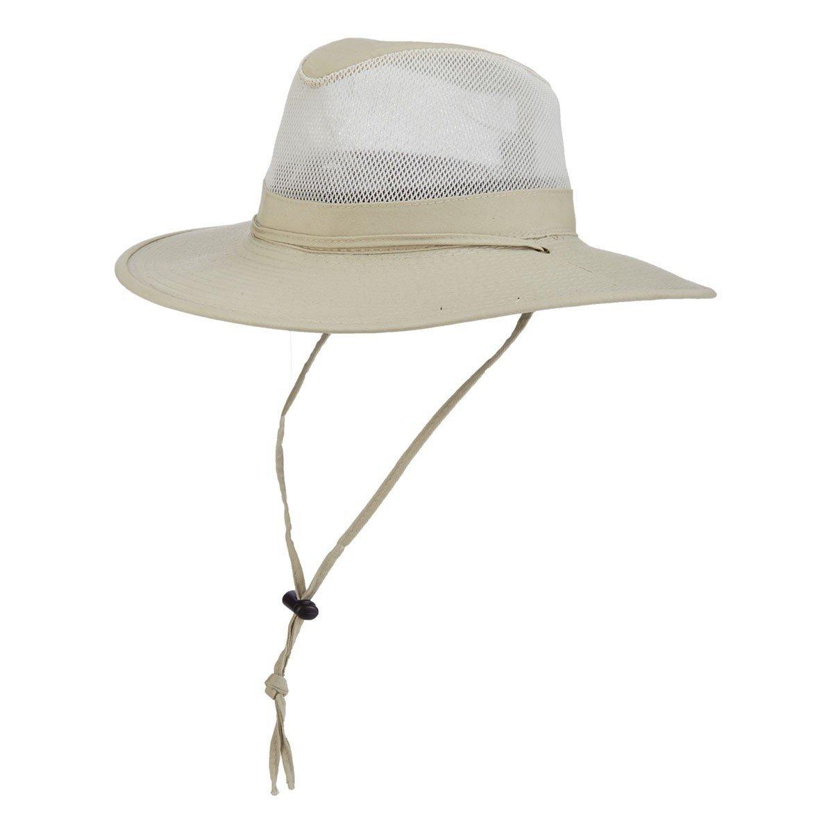 Dorfman-Pacific Solarweave Mesh Safari Fishing Sun Hat - Dorfman-Pacific