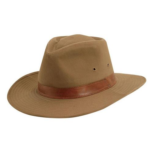 Men's Dorfman-Pacific Saguaro Shapeable Twill Outback Sun Hat - Primary Image