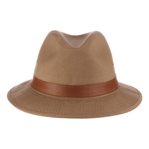Men's Dorfman-Pacific Hiker Washed Twill Safari Fedora - Primary Image