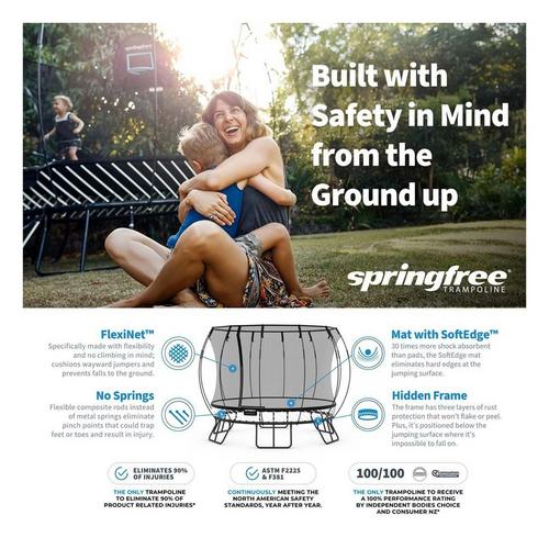 Springfree 8' x 13'  Large Square Trampoline - Primary Image