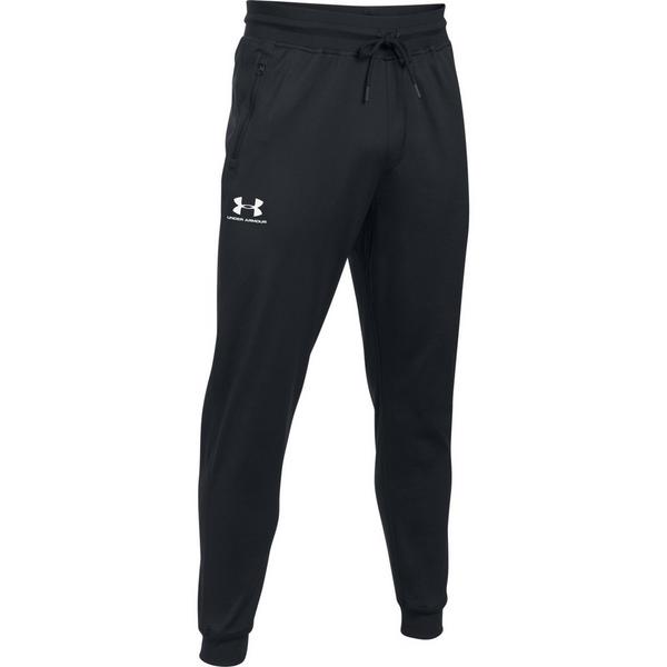Men's Under Armour Sportstyle Tricot Joggers 3XLarge Black/White Regular