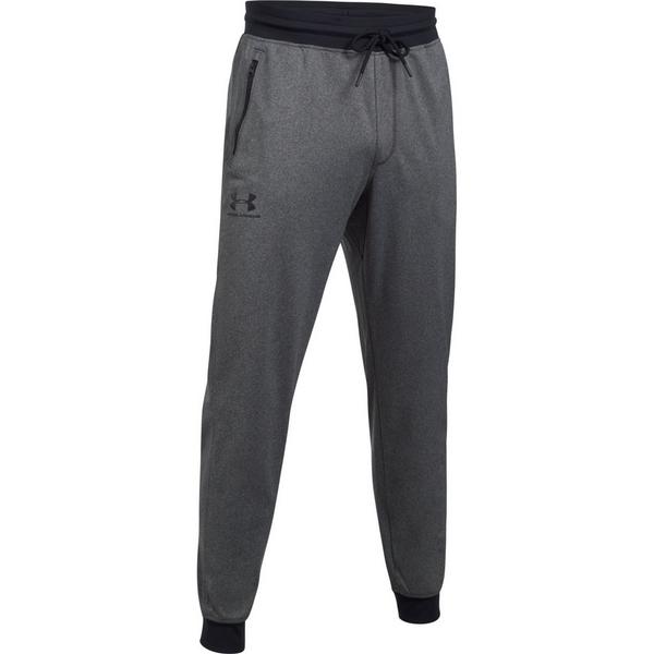 Men's Under Armour Sportstyle Tricot Joggers 3XLarge Carbon Heather Black Regular