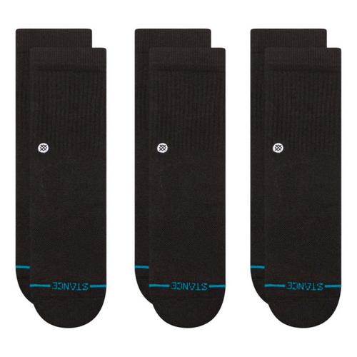 Youth Stance Icon Medium Cushion 3 Pack Crew Socks - Primary Image