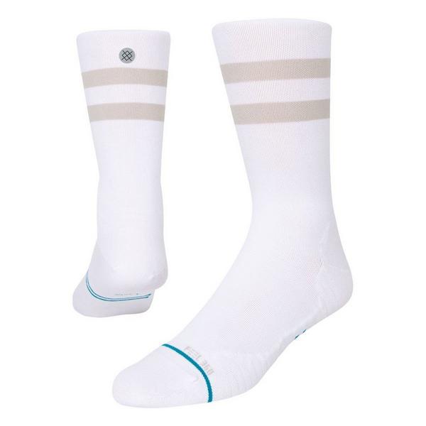 Stance Performance Ultralight Cushion Crew Crew Socks Medium White