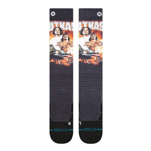 Stance Outkast Medium Poly Ski & Snowboard Socks Mid Calf Snowboarding Socks - Primary Image