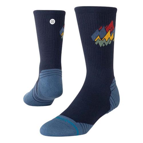 Men's Stance Peaks Ribbed Medium Cushion Crew Running Socks - Primary Image