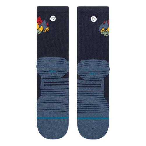 Men's Stance Peaks Ribbed Medium Cushion Crew Running Socks - Primary Image