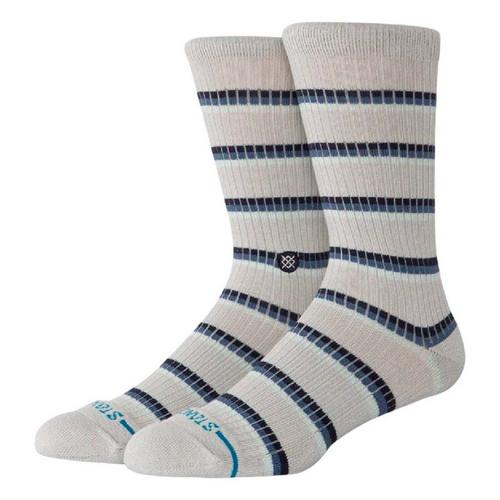 Men's Stance Multistripe Ribbed Medium Cushion Crew Socks - Primary Image