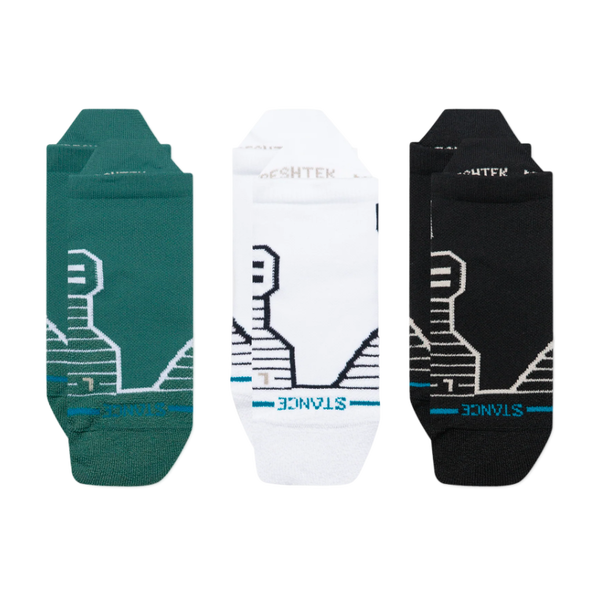 Men's Stance Medium Cushion 3 Pack No Show Tab Golf Socks