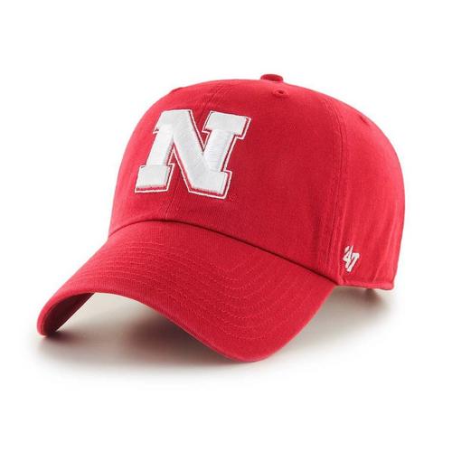 47 Brand Nebraska Cornhuskers Logo Clean Up Adjustable Hat - Primary Image