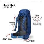 Gregory Katmai 65 Plus Size Backpacking Backpack - Thumbnail 3 of 3