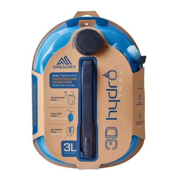 Gregory Mountain Mountain Mountain 3D Hydro Trek 3L Reservoir Hydration Backpack Optic Blue