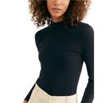 Women's Free People Rickie Long Sleeve Mock Neck Shirt - Thumbnail 1 of 3