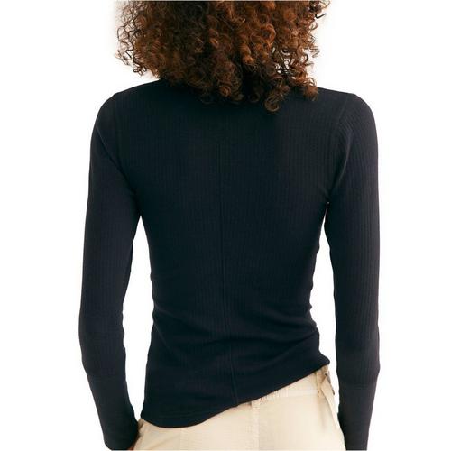 Women's Free People Rickie Long Sleeve Mock Neck Shirt - Primary Image