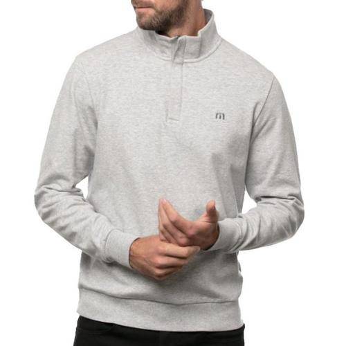Men's TravisMathew Cloud 2.0 Long Sleeve 1/4 Zip - Primary Image