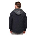 Men's TravisMathew Grey Wave Hooded Puffer Jacket - Thumbnail 3 of 4