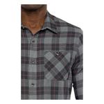 Men's TravisMathew CLOUD FLANNEL PLAID Long Sleeve Button Up Shirt - Thumbnail 2 of 4