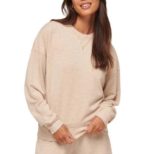 Women's TravisMathew Cloud Terry Long Sleeve Oversized Shirt - Primary Image
