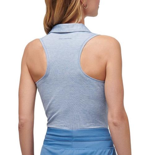 Women's TravisMathew Featherweight Sleeveless V-Neck Polo - Primary Image