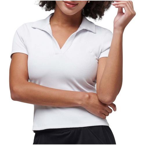 Women's TravisMathew Moveknit V-Neck Polo - Primary Image