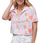 Women's TravisMathew Deco District V-Neck Polo - Thumbnail 1 of 3