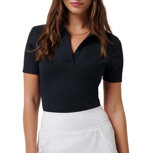Women's TravisMathew Moveknit V-Neck Polo - Primary Image