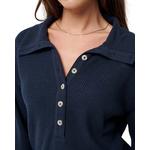 Women's TravisMathew Long Weekend Long Sleeve Henley - Thumbnail 2 of 3