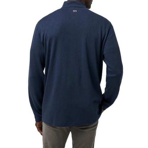 Men's TravisMathew Continent Long Sleeve 1/4 Zip - Primary Image