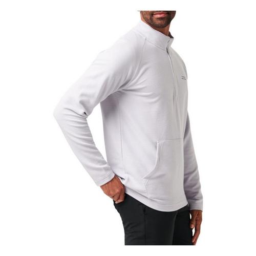 Men's TravisMathew Performance Waffle Long Sleeve 1/4 Zip - Primary Image