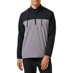 Men's TravisMathew Meridian Tech Long Sleeve Hooded 1/4 Zip - Thumbnail 1 of 4