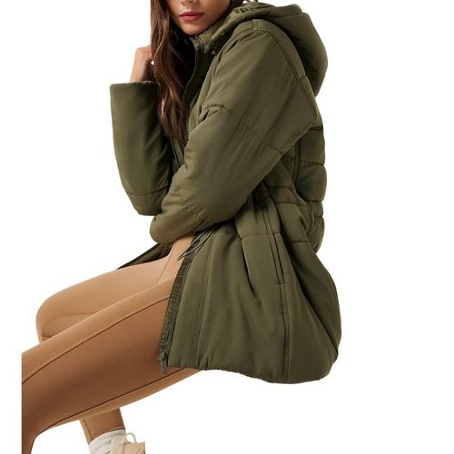 Women's TravisMathew Mont Blanc Hooded Puffer Jacket - Primary Image