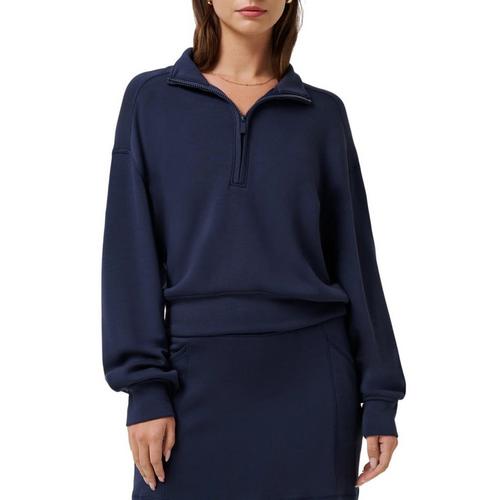 Women's TravisMathew Skyloft Soft Echo 1/4 Zip Pullover - Primary Image