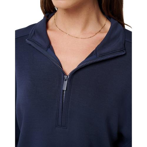 Women's TravisMathew Skyloft Soft Echo 1/4 Zip Pullover - Primary Image