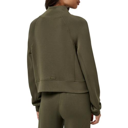 Women's TravisMathew Skyloft Soft Funnel Neck Long Sleeve Mock Neck Oversized Shirt - Primary Image