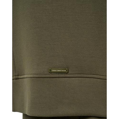 Women's TravisMathew Skyloft Soft Funnel Neck Long Sleeve Mock Neck Oversized Shirt - Primary Image