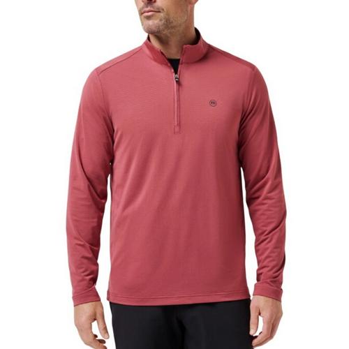 Men's TravisMathew Heater Pro Long Sleeve 1/4 Zip - Primary Image