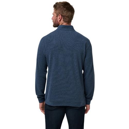 Men's TravisMathew Cloud Sweater Long Sleeve 1/4 Zip - Primary Image