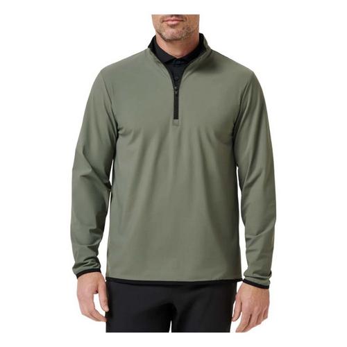 Men's TravisMathew Jeep Tour Long Sleeve 1/4 Zip - Primary Image