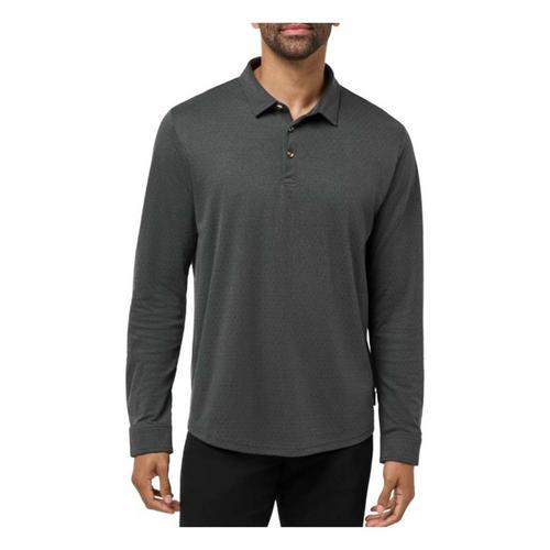 Men's TravisMathew Handsome Town Long Sleeve Polo - Primary Image