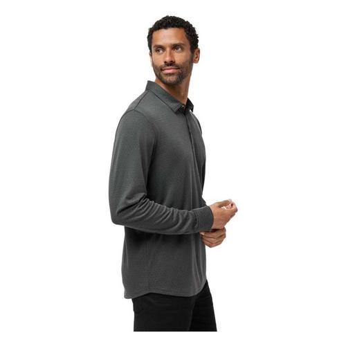 Men's TravisMathew Handsome Town Long Sleeve Polo - Primary Image