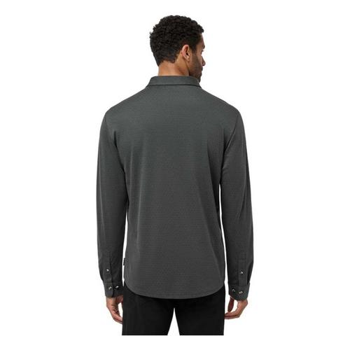 Men's TravisMathew Handsome Town Long Sleeve Polo - Primary Image