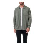 Men's TravisMathew Cloud Waffle Long Sleeve Button Up Shirt - Thumbnail 1 of 5