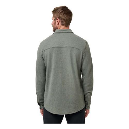 Men's TravisMathew Cloud Waffle Long Sleeve Button Up Shirt - Primary Image