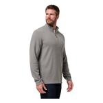 Men's TravisMathew Airport Lounge Long Sleeve 1/4 Zip - Thumbnail 2 of 4