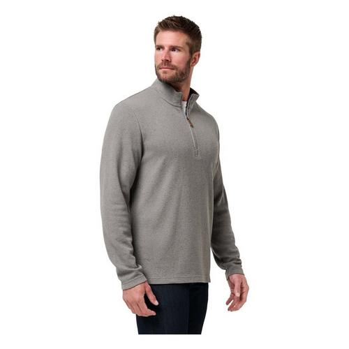 Men's TravisMathew Airport Lounge Long Sleeve 1/4 Zip - Primary Image
