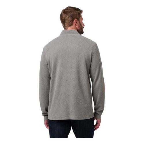 Men's TravisMathew Airport Lounge Long Sleeve 1/4 Zip - Primary Image