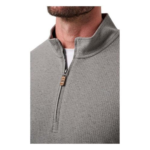 Men's TravisMathew Airport Lounge Long Sleeve 1/4 Zip - Primary Image