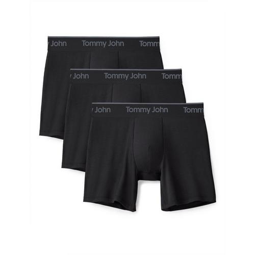 Men's Tommy John Second Skin Mid-Length 3 Pack Boxer Briefs - Primary Image