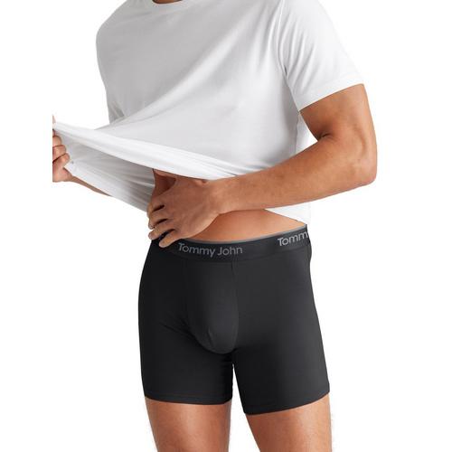 Men's Tommy John Second Skin Mid-Length 3 Pack Boxer Briefs - Primary Image