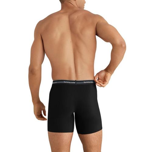 Men's Tommy John Comfort Micro Mid-Length 3 Pack Boxer Briefs - Primary Image